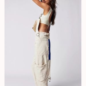 Rayna Carpenter Overalls Ecru Combo